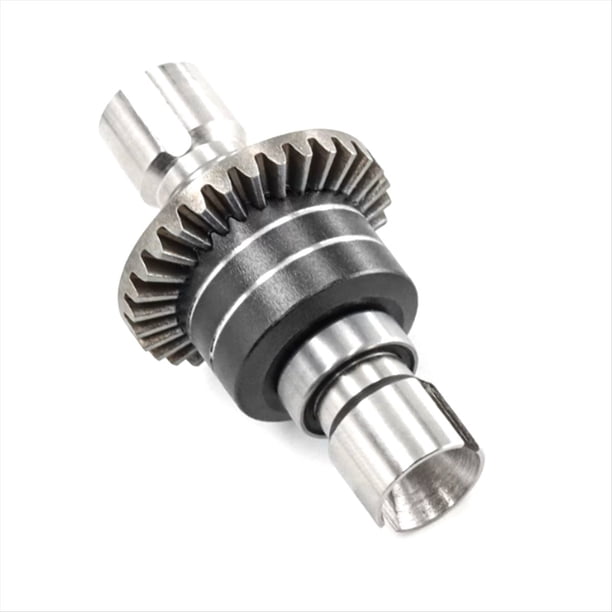 Diferencial Delantero y Trasero con Engranaje de Disco de Acero 16420G para Coche RC 1/14 1/16, Accesorios Negros.