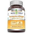 thumbnail image 1 of Amazing Formulas Turmeric & Ginger With Bioperine 180 Caps, 1 of 3