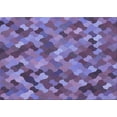 thumbnail image 1 of Ahgly Company Tapis d'Intérieur Lavables en Machine Rectangle Transitionnel Violet Mimosa Violet, 2' x 4', 1 of 7