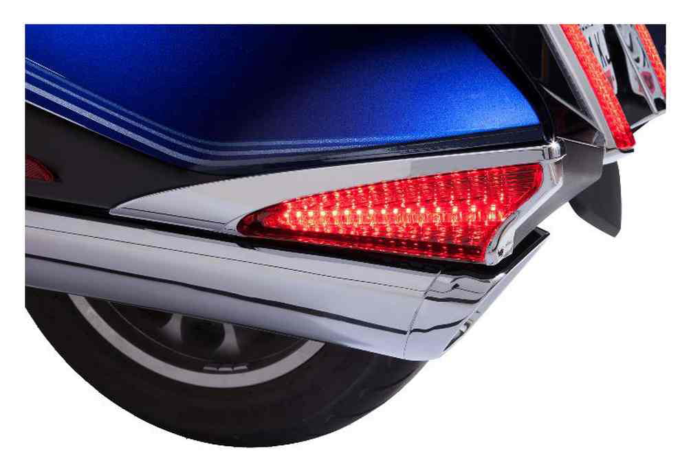 Flush Mounted Chrome Plated Fork Light Set Honda Goldwing GL1500