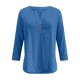 thumbnail image 4 of Camiseta de Cuello en V Botones Casuales de Manga Larga de las Mujeres, Botones de Poliéster Suaves para Otoño Invierno, 4 of 9