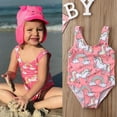 thumbnail image 4 of Maillot de Bain pour Bébé Fille Unicorn Plage Natation Vêtements de Bain, 4 of 5