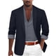 thumbnail image 1 of Ceisia Relaxed Fit Men's Linen-Like Casual Blazer Gift, 1 of 5
