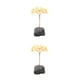 thumbnail image 4 of Billuyoard Árbol de piedras preciosas naturales exquisita artesanía y amplia aplicación decoración del hogar Lucky Money Base fluorita + espato flúor+citrino 13cm 2piezas, 4 of 6