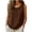 Brown, variant on Women Cotton Linen Tank Top Pleats Sleeveless Crew Neck Loose Fit Shirt Blouse for Summer Casual Purple XL
