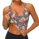 thumbnail image 3 of Fotbe Foxes Sujetador Deportivo Largo sin Aros para Mujer con Almohadillas y Soporte Medio, Transpirable y Absorbente, Camiseta Tipo Chaleco o Tank Top-XX-Large, 3 of 8