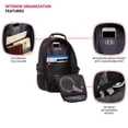 thumbnail image 4 of SWISSGEAR Travel Gear 1900 Scansmart TSA, Mochila para portátil, Negro/Negro, 4 of 5