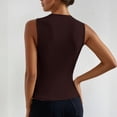thumbnail image 6 of RUTAYY Women's Blouse Sleeveless Crew Neck Solid Color Tops Casual Summer Tops Soft Lightweight Basic Daily Wear Trendy Travel Shirts, 6 of 6