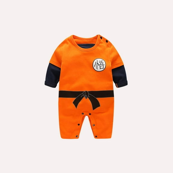Newborn Baby Boy and Girls Orange Rompers Jumpsuit Baby Clothes