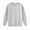 Gray, variant on Long Sleeve Crew Neck Pullover Sweater for Boys and Girls Unisex Solid Knitwear Soft Casual Basic Top for Kids