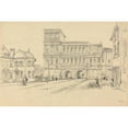 thumbnail image 2 of Samuel Prout 24x17 Black Ornate Framed Double Matted Museum Art Print Titled: The Porta Nigra, Trier, 2 of 5