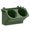 Army Green, variant on Orchid with 13cm 3 for Window Flower Boxes Outdoor with Bracket Two Pack Vertical Blinds for Sliding Doors Glass for Indoor with Stand Self Watering Flower Pot Stackable Wall Planter