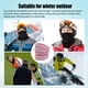 thumbnail image 5 of Injueey Calentador de cuello colores surtidos térmico cómodo cuello polaina espesar gran textura accesorios de ciclismo pañuelo para el cuello para Suministros térmicos Rosado Injueey HA059437-06, 5 of 6