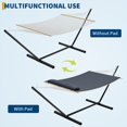 thumbnail image 3 of Accreate 2 Person Heavy Duty Double Hammock, with Collapsible Steel Frame – Backyard Oasis & Camping Essential 450lb Support, UV-Resistant + Storage Bag, 3 of 6