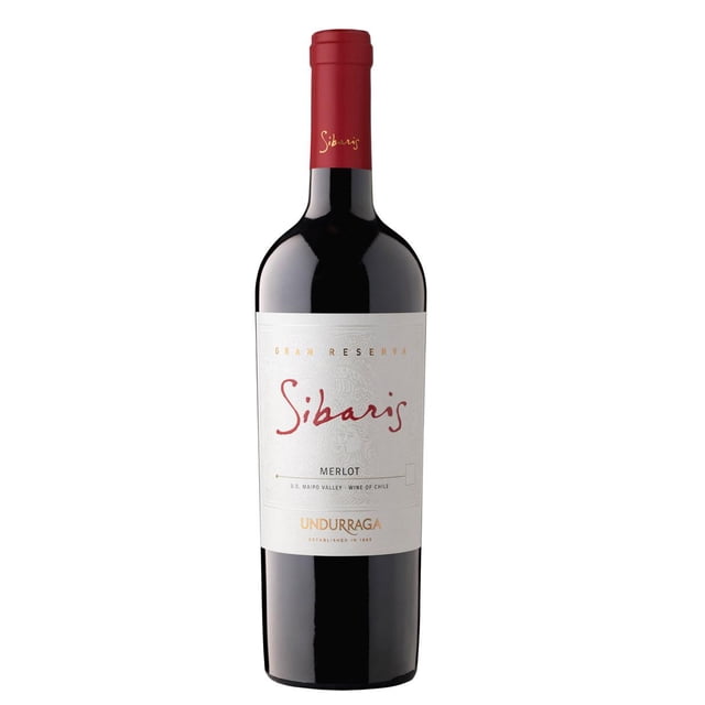 Caja de 12 Vino Tinto Undurraga Sibaris Merlot Reserva Especial 750 ml