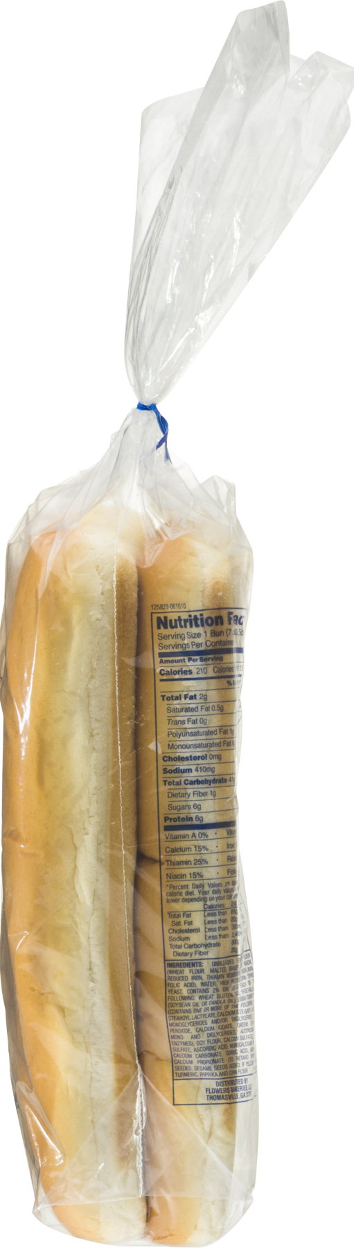 Flowers Foot Long Hot Dog Buns 6 Ct 15 Oz Walmart Com Walmart Com