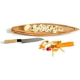 thumbnail image 4 of XXD Bamboo Skerry Cruiser Cutting Board – Maritime-Inspired Serving and Cheese Board | Caramelized & Oiled Bamboo, 24", 4 of 7