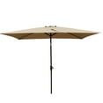 thumbnail image 3 of 6 x 9ft&nbsp; Patio Umbrella Outdoor&nbsp; Waterproof Umbrella with Crank and Push Button Tilt without flap for Garden Backyard Pool&nbsp; Swimming Pool Market, 3 of 7