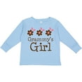 thumbnail image 3 of Inktastic Grammy's Girl Daisies Girls Long Sleeve Toddler T-Shirt, 3 of 5