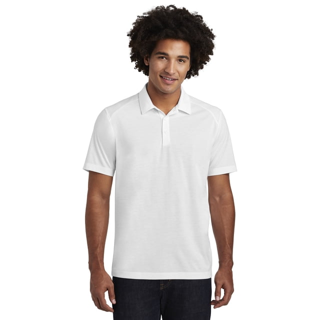 Sport-Tek Polo T-Shirt Homme Tri-Mélange Anti-Humidité