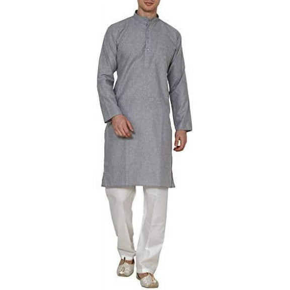 Royal Kurta Men's Cotton Linen Kurta Pyjama