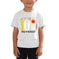 thumbnail image 6 of Riecok 100 Days of School Shirt Kids Girls Crewneck Celebration Tees Funny Colorful Printed Short Sleeve Tops, 6 of 8