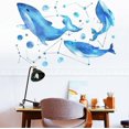 thumbnail image 3 of Calcomanías de pared con diseño de delfines, luna, estrellas y constelaciones, para niños, bebés, hogar, habitación infantil, bricolaje, arte decorativo adhesivo, mural de pared., 3 of 5