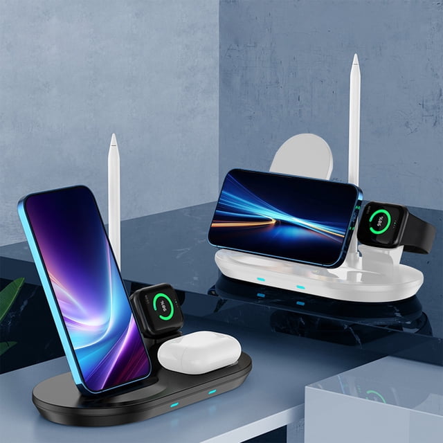 Three In One Wireless Charger With Multifunctional 15W Fast Charging And Multiple Interface Charging Detachable Storage For Wireless Charging,Black&friday Deals 2024,Cyber&Monday Deals 2024