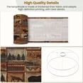 thumbnail image 4 of Linen Drum Lampshades Woodland Animal Patchwork Moose Bear Pine Trees Rustic Geometric 13"x13"x10" Light Shade for Table Lamps Floor Lamps Drum Lamp Shades Lampshade Replacement Assembly Required, 4 of 8
