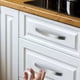 thumbnail image 5 of Juego de 10 tiradores para muebles de cocina - cromado - Tiradores de puertas de níquel cepillado tirador de cocina tirador de cocina de acero inoxidable distancia entre centros 96 mm RUIOIU, 5 of 5