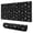 Black White Halloween-1, variant on Long Mouse Pads for Desk,Black White Halloween Skull Bat Moon Desk Mats on Top Of Desks, Desk Mouse Pad Extra Large with 3mm Non-Slip Base and Stitched Edge for Gaming,Work,Home 31.5"x11.8"