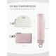 thumbnail image 3 of Cartera de pulsera CLUCI con doble funda de piel para mujer, color rosa, 3 of 6
