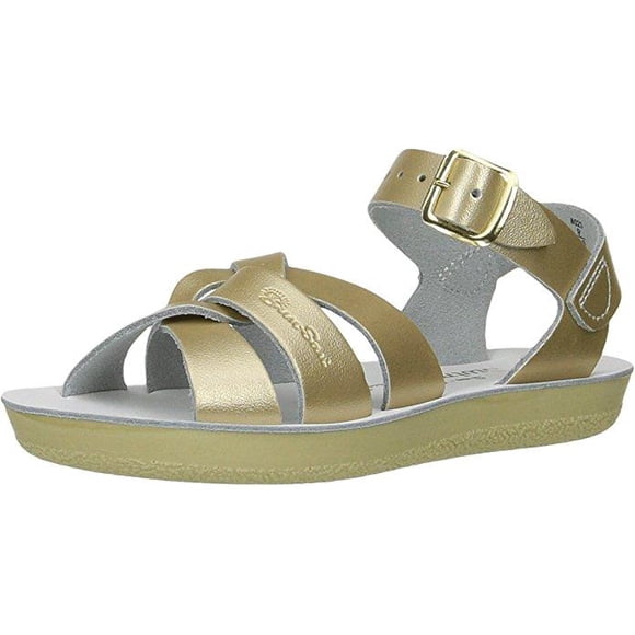 Salt Water Sandals by Hoy Shoe Sun-San Swimmer - Gold - Toddler 7 - 8020-GOLD-7S