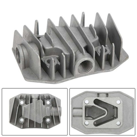 Chendee Air Compressor Cylinder Head G1/2In Thread Cooling Cover Spare Parts 48 X 72Mm