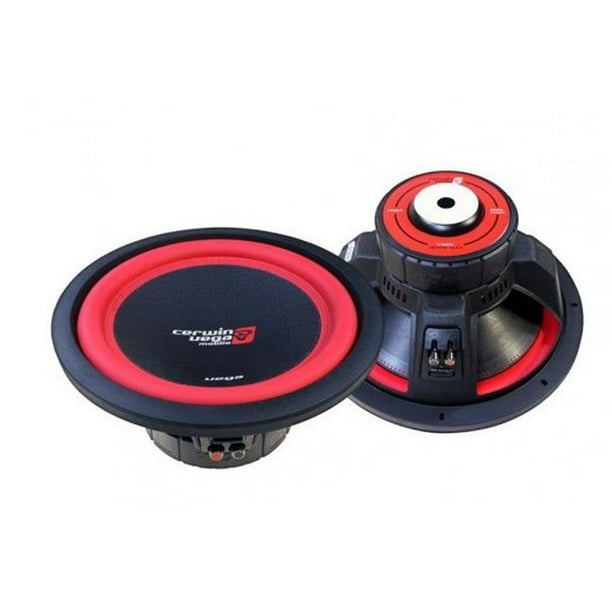 Cerwin Vega V122DV2 2 Ohm 1300W Dual 12 in. Vega Series Car Subwoofers