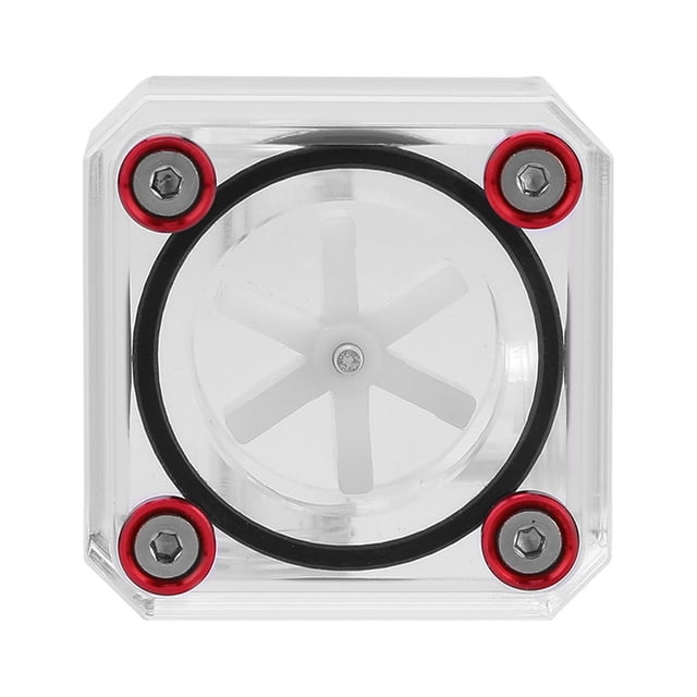 Indicador de flujo de sistema de refrigeración por agua para computadora con rosca G1/4, reemplazo acrílico