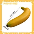 thumbnail image 3 of VINOIC Artificial Banana Fruit, Realistic Resin Table Decor, Lifelike Display Prop for Dining Table Centerpiece Store Cabinet Photography Food Decoration, Yellow, 3 of 9
