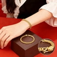 thumbnail image 4 of Rvusndi Bracelets for Women Adult Gold Bracelets Flat Sideways Bracelet Jewelry with Exquisite Style Birthday Gifts, 4 of 6