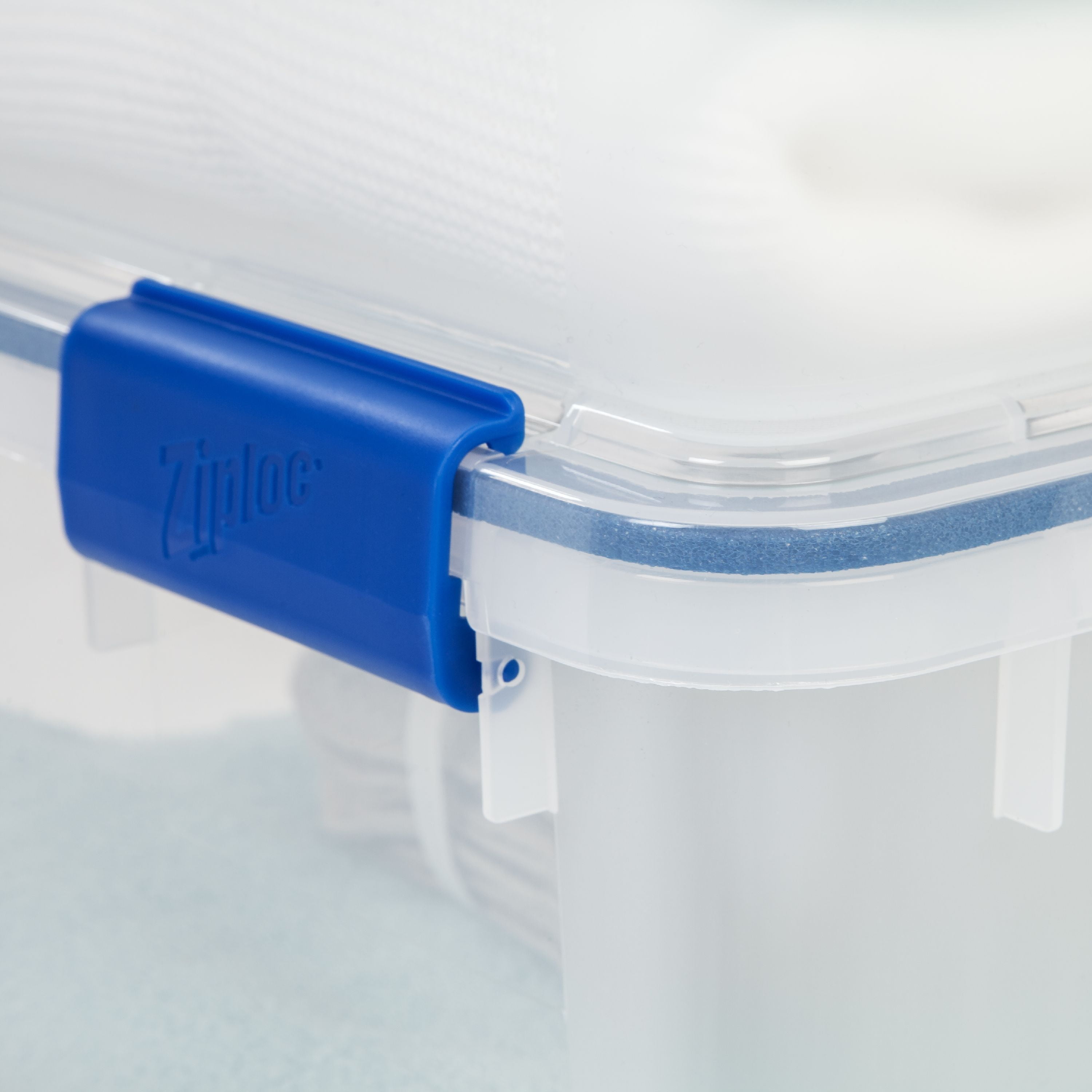 Clear//Pack of 4 Ziploc 44 Qt.//11 Gal WeatherShield Storage Box