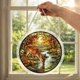 thumbnail image 5 of 7.4in Acrylic Jigsaw Puzzle Suncatcher – Brain Teaser Game for All Ages, Sun Catcher Puzzle for Window Hanging Gift #011, 5 of 7