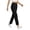 Black -AG07, variant on Women's Golf Pants Stretchy Travel Dress Pant High Waisted with Pockets Straight Leg Soft Work Lightweight Khaki XL