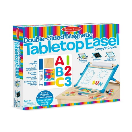 doug tabletop erase easel chalkboard sided magnetic melissa dry double zoom