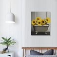 thumbnail image 3 of Shiartex Canvas Wall Art Picture 16x20in for Living Room Bedroom Sunflower 16x20in, 3 of 3