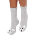 thumbnail image 2 of Charter Club Women’s Cat Critter Socks, Gray, 9-11, 2 of 3