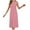 Pink, variant on Tumotour Oversized Long Nightgowns For Women Sleeveless Nightwear Plaid Strap Chemsie Lingerie For Women Tank Sleepwear Full Length Sleep Shirts Pajamas Loungewear