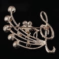 thumbnail image 4 of Music Notes Symbol Crystal Brooch Handset Crystal Stones Jewelry-26-MN, 4 of 4