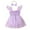Purple, variant on Wdgfv Girls' Organic Cotton Romper Girls Fly Sleeveless Romper Outfits with Mesh Skirts Bowknot Headbands Cute Prints Summer Pink 6-12 Months