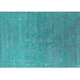 thumbnail image 1 of Ahgly Company Machine Washable Indoor Rectangle Oriental Turquoise Blue Industrial Area Rugs, 6' x 9', 1 of 4