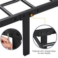 thumbnail image 6 of Topeakmart Metal Platform Bed with Headboard and Footboard, Full Size, Matte Black, 6 of 7
