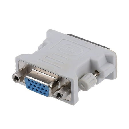 Male DVI-D to Female VGA Adapter (DVI 24+1 Pin) (Best Male To Female Transformation)
